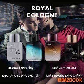 Nước hoa nam nữ Cologne đảm bảo lưu hương, chất hương tốt