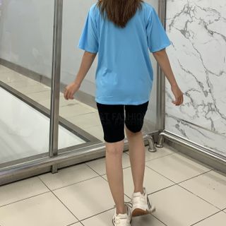 Sét bộ nữ ,đồ bộ lững ngố nữ thun coton sufa,áo phom rộng phối quần đen ,thời trang xuân hè BL12-XANH NGỌC
