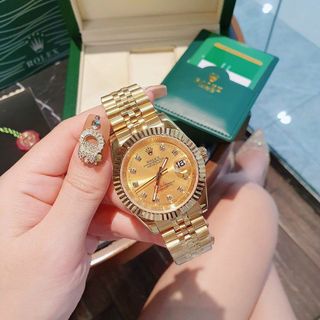 ĐỒNG HỒ ROLLEX COUPLE VIỀN TRƠN CAO CẤP ĐỦ SIZE