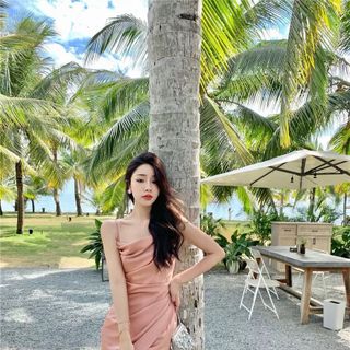 ĐẦM ÔM 2 DÂY CỔ ĐỔ XẾP LI - DT1611
