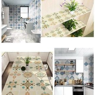 Cuộn giấy dán bếp hoạ tiết