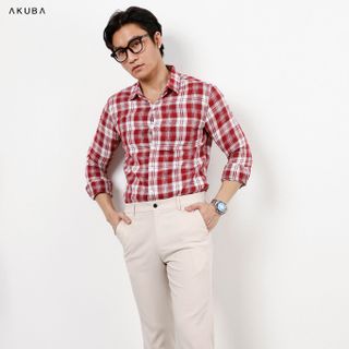 ÁO SƠ MI TAY DÀI AKUBA 02B0322