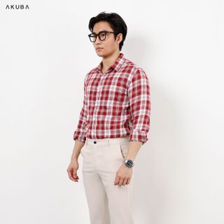ÁO SƠ MI TAY DÀI AKUBA 02B0322