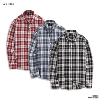 ÁO SƠ MI TAY DÀI AKUBA 02B0322