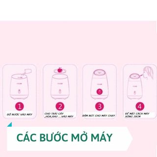 Máy xông hơi mặt hoa quả Mooer, máy phun sương nano tạo ẩm