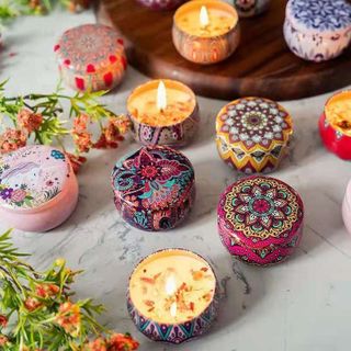 Nến thơm hoa khô thơm phòng ngủ