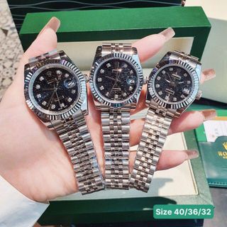 ĐỒNG HỒ ROLLEX COUPLE MẶT VI TINH CAO CẤP ĐỦ SIZE