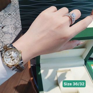 ĐỒNG HỒ ROLLEX COUPLE MẶT VI TINH CAO CẤP ĐỦ SIZE