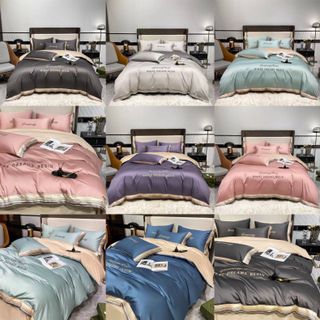 Bộ chăn ga gối phi lụa dream citi home