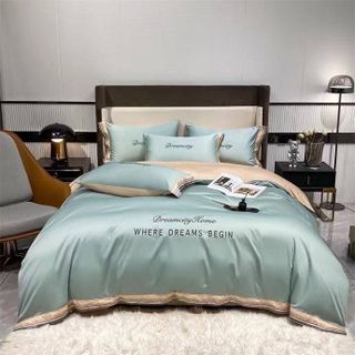 Bộ chăn ga gối phi lụa dream citi home