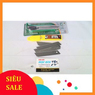 COM BO DAO RỌC GIẤY LỚN BERRYLION (CHÍNH HÃNG) + 1 HỘP LƯỠI DAO RỌC GIẤY BOSI giá sỉ