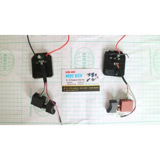 Linh kiện máy khoan pin,siết bulong không chổi than (mạch điều khiển,công tắc)
