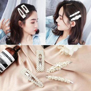 Sét 4 món kẹp tóc ngọc trai Hàn Quốc
