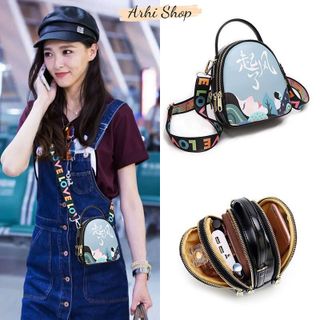 Túi Xách Túi Đeo Vai Đeo Chéo Nữ 3 Ngăn Đi Làm Đi Chơi Nhỏ Nhắn Tiện Lợi Thời Trang Cao Cấp