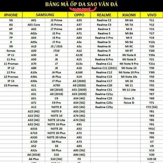 Ốp da vân sao đá đủ các mã iphone, samsung, oppo, vivo