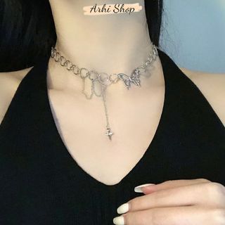 Vòng Cổ Dây Chuyền Họa Tiết Bướm Tinh Sảo Sang Trọng Dành Cho Các Bạn Nữ