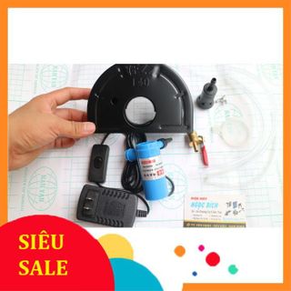 COM BO Máy Bơm Nước Mini 12v Và Tấm Chắn Bảo Vệ Cắt Rãnh Với Van Nước Có Thể Điều Chỉnh Phi 140mm giá sỉ