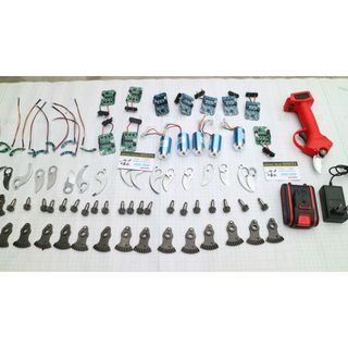 Linh Kiện Máy Kéo Cắt Cành Cây Dùng Pin (mạch điều khiển, công tắc, motor, bánh răng, lưỡi kéo...)