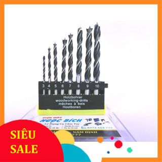 Bộ 8 Mũi Khoan Gỗ Bằng Thép Tốc Độ Cao giá sỉ