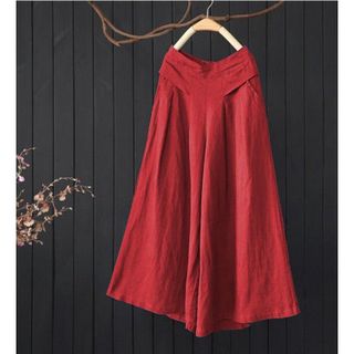 Quần đũi nữ dáng rộng lưng chun siêu mát mịn H3