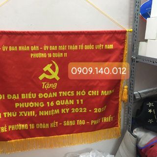 Xưởng may cờ giải, cờ vinh danh, cờ hiệu giá rẻ, đẹp