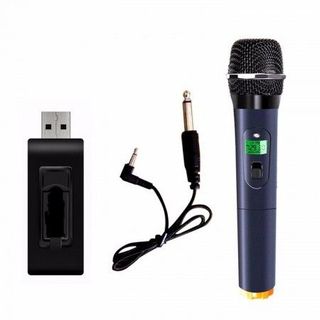 MICRO KHÔNG DÂY DAILE V12 DÙNG LOA AMPLY VÀ LOA KÉO