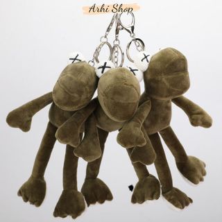 Móc Khóa Ếch Siêu Cute Phụ Kiện Treo Túi Balo Dễ Thương