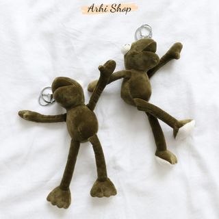 Móc Khóa Ếch Siêu Cute Phụ Kiện Treo Túi Balo Dễ Thương