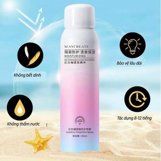 Xịt Chống Nắng Trắng Da Maycreate 150ml SPF35 Whitening Sunscreen Spray UV Protection