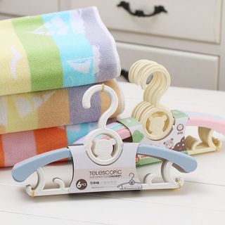 Móc treo quần áo cao cấp hình gấu( bộ 6 cái)