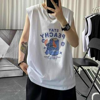 Áo thun ba lỗ tanktop logo in lon nước form dưới 70kg