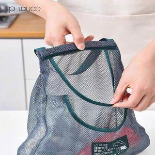 Túi đựng hành tỏi, củ , quả 2 ngăn