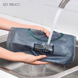Túi đựng hành tỏi, củ , quả 2 ngăn