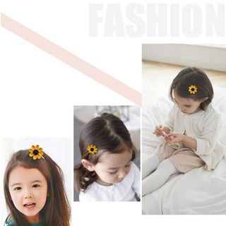 Kẹp tóc cho bé gái hoa hướng dương( set 2 cái)