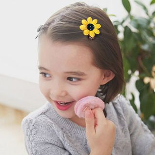 Kẹp tóc cho bé gái hoa hướng dương( set 2 cái)
