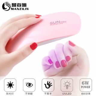 Đèn LED hong khô sơn móng tay Gel UV mini 6W tiện lợi giá sỉ