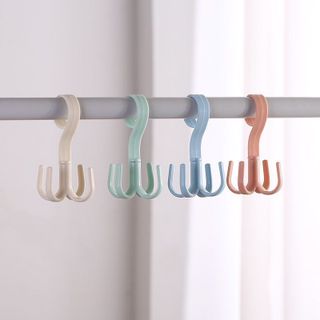 Móc Nhựa 4 Chấu Xoay 360 Chắc Chắn Móc Tiện Dụng, Chất Liệu Nhựa Cao Cấp
