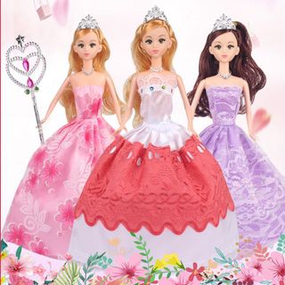 Bộ đồ chơi búp bê thay đồ cho bé gái