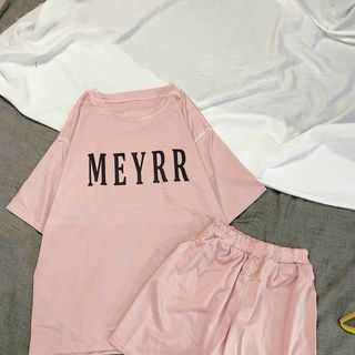 Đồ bộ mặc nhà logo MEYRR thun cotton