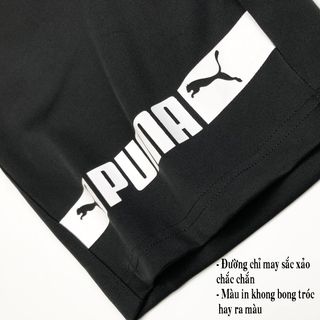 Quần short thể thao nam vải thun poly 2da cao cấp nhất Pu.ma Q165 có size lớn bog size