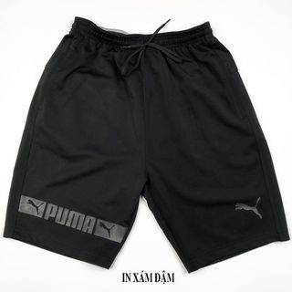 Quần short thể thao nam vải thun poly 2da cao cấp nhất Pu.ma Q165 có size lớn bog size