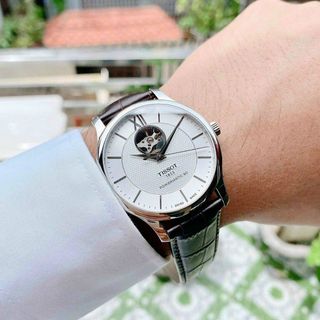 ĐỒNG HỒ TISSOT DÂY DA NÂU CƠ NAM SIÊU CẤP