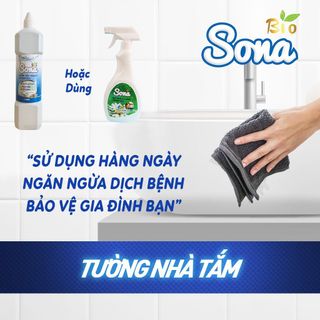 Nước Tẩy ToiLet Sinh Học SoNa Hương Quế - Sản Phẩm từ Thiên Nhiên An Toàn Cho Người Tiêu Dùng, Hương Quế Tự Nhiên