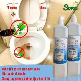 Nước Tẩy ToiLet Sinh Học SoNa Hương Quế - Sản Phẩm từ Thiên Nhiên An Toàn Cho Người Tiêu Dùng, Hương Quế Tự Nhiên