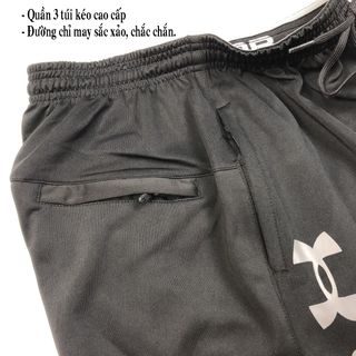 Quần đùi nam thể thao vải thun poly 2 da cao cấp nhất Ni.ke Q163 có size lớn big size