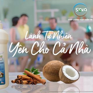Nước Rửa Chén Hương Dừa 800 Gram| Sản Phẩm Sinh Học với Hương Thơm Tự Nhiên. Chiết Suất 100% Từ Thiên Nhiên