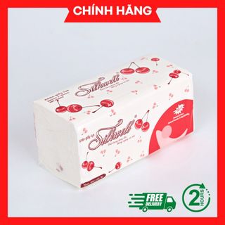 Giấy ăn gấu trúc Silkwell, giấy ăn rút lụa Hàng siêu thị chính hãng siêu dai, không mủn