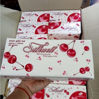 Giấy ăn gấu trúc Silkwell, giấy ăn rút lụa Hàng siêu thị chính hãng siêu dai, không mủn