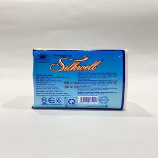 Giấy ăn Silkwell xanh 250 tờ khổ 140 du lịch tiện dụng, khăn giấy rút lụa siêu mềm mịn, không tẩy trắng hàng chính hãng