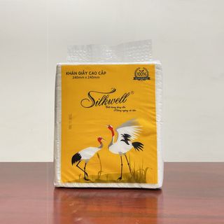 Giấy ăn Silkwell Sếu 1kg K240 hàng cao cấp siêu dai, dày thấm hút tốt giá sỉ